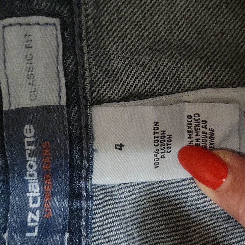 NWT: Liz Claiborne LIZWEAR Jeans Shorts - Picture 7 of 11